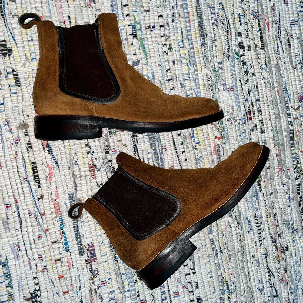 Thursday Boot Co. Suede Chelsea Boots, Size US6/EU38